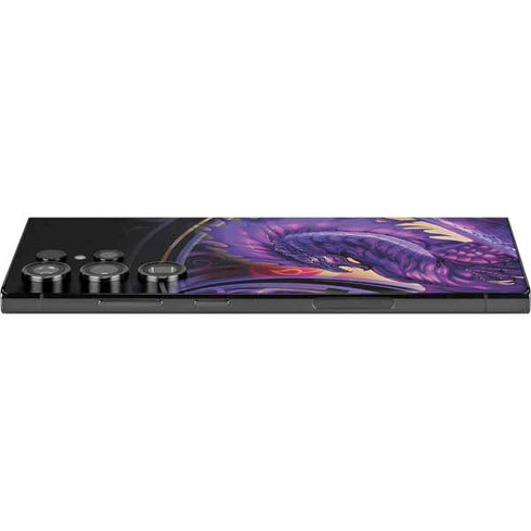 Dragonblade Netherblade Purple by Ruth Thompson Galaxy S25 Ultra Skin